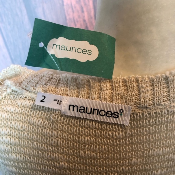 Maurices Tunic Long Sleeve Knit Top plus Size 2 - Picture 6 of 7